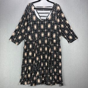 Torrid Disney Princess Dress 26 Plus Beauty & the Beast Size 4 Pockets